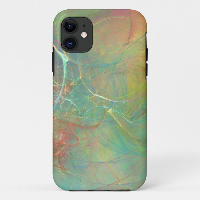 Funda de arte abstracto mágico para iPhone 5 (Reverso)