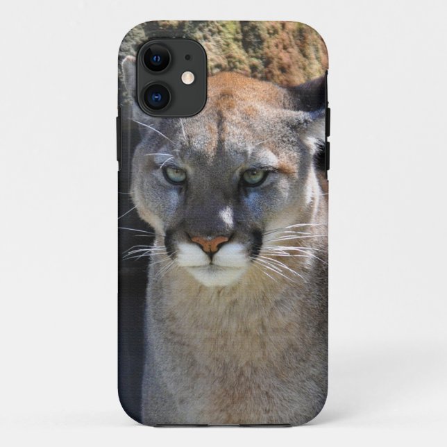 Funda de arte Cougar Mountain Lion Big Cat (Reverso)
