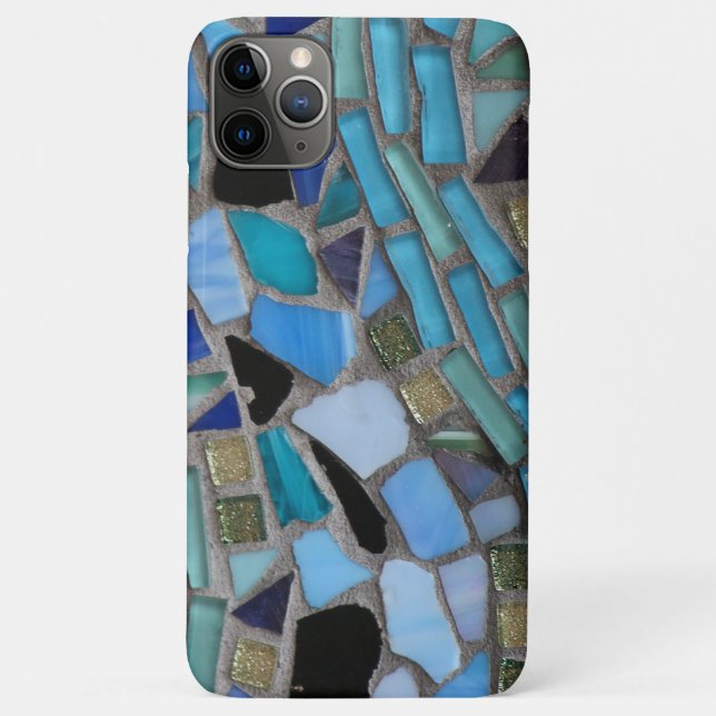 funda de arte de la piedra de cristal de mosaico (Reverso)