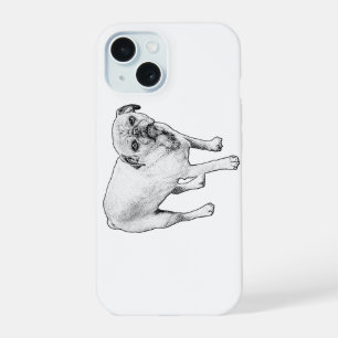 Funda de arte de perro punteado de manga para esti