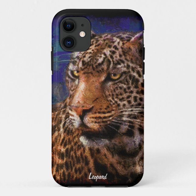 Funda de arte para el iPhone 5 de African Leopard  (Reverso)
