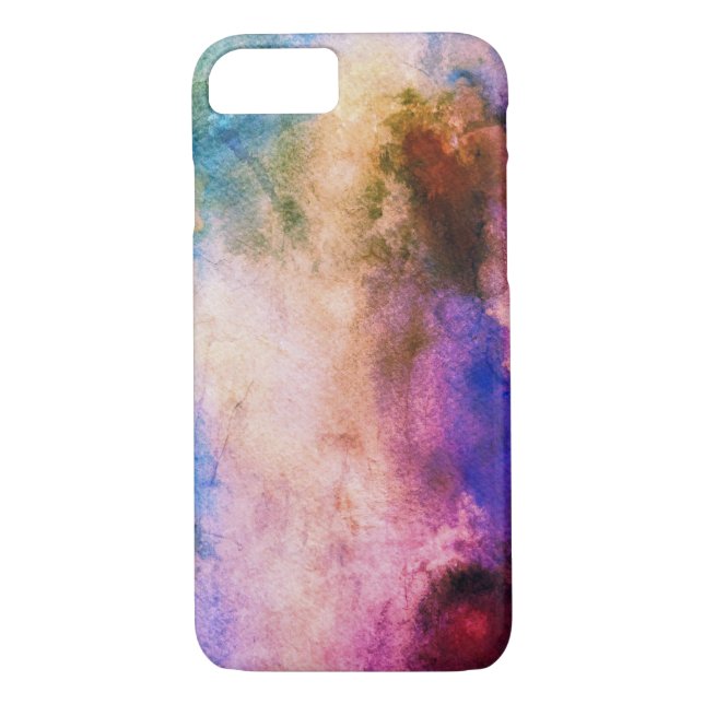 Funda de arte Purple Watercolor Fusion (Reverso)