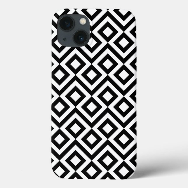 Funda de baterías de medidor en blanco y negro (Reverso)