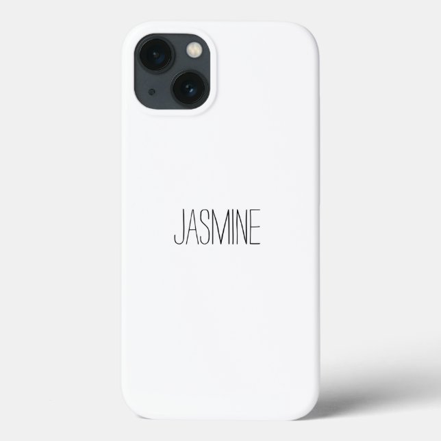 Funda de borrado de nombre simple (Reverso)