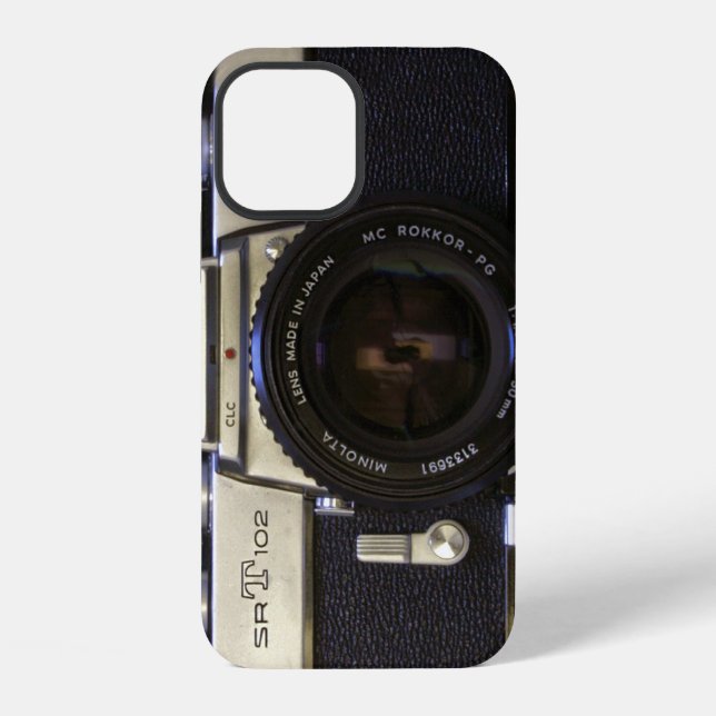 Funda de cámara Minolta vintage para iPhone 12  (Reverso )