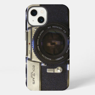 Funda de cámara réflex retro minolta para iPhone 1