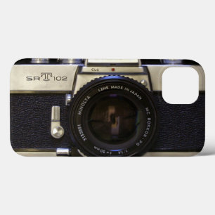 Funda de cámara réflex retro minolta para iPhone 1