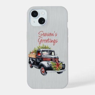 funda de camión negro vintage para iPhone 15 Navid