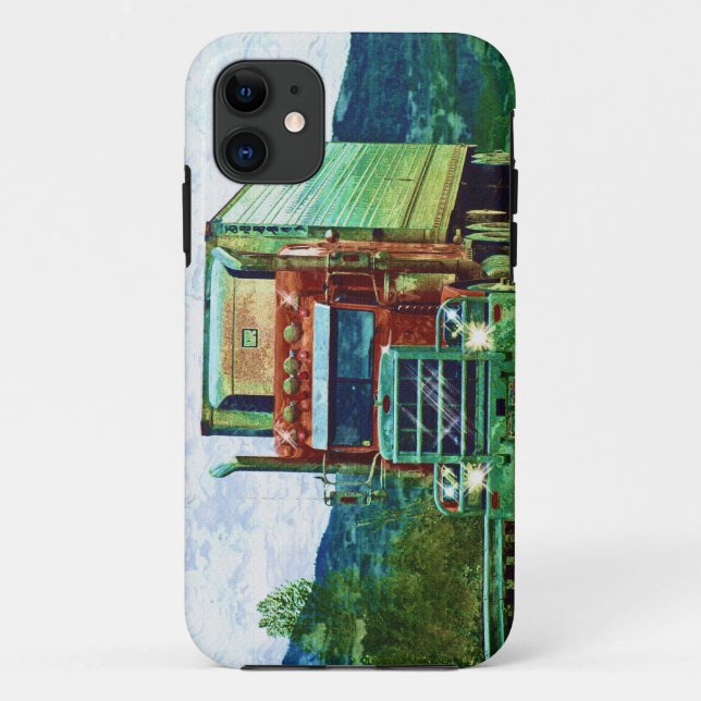 Funda de camiones de carga roja de Big Rig (Reverso)