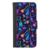 Funda de cartera de sesión de jam neon