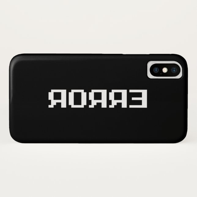 FUNDA DE Case-Mate PARA iPhone ЯOЯЯƎ | ERROR (Reverso (horizontal))