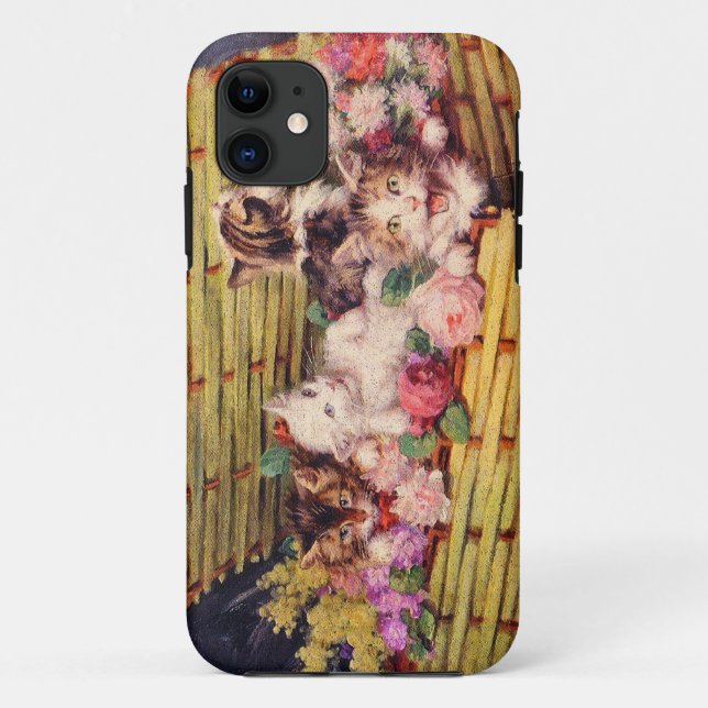 FUNDA DE Case-Mate PARA iPhone ねこと花束 (Reverso)