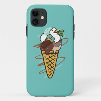 FUNDA PARA iPhone 11 チョコミントアイスアヒル