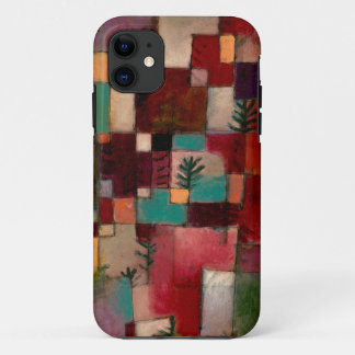 Funda Para iPhone 11 パウル・クレー （Paul Klee） 「レッドグリーンとヴィオレットイエローの鼓動」