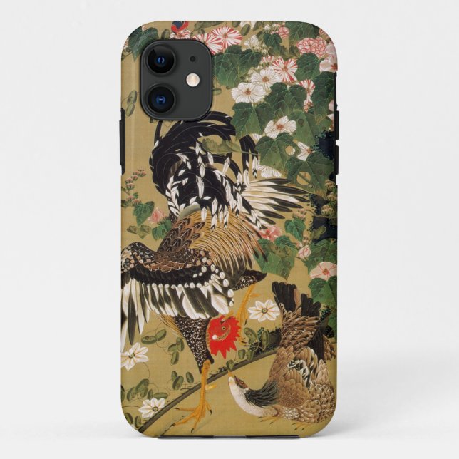 FUNDA DE Case-Mate PARA iPhone 動植綵絵(10)芙蓉双鶏図, 伊藤若冲 (Reverso)