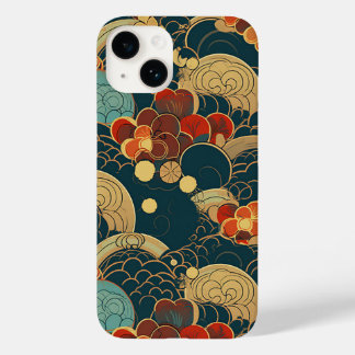 FUNDA PARA iPhone 14 DE Case-Mate 日本の伝統的なヴィンテージデザインを使用したアート作品 花