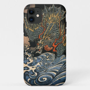 Funda Para iPhone 11 海 龍, 国 芳, Sea Dragon, Kuniyoshi, Ukiyo-e