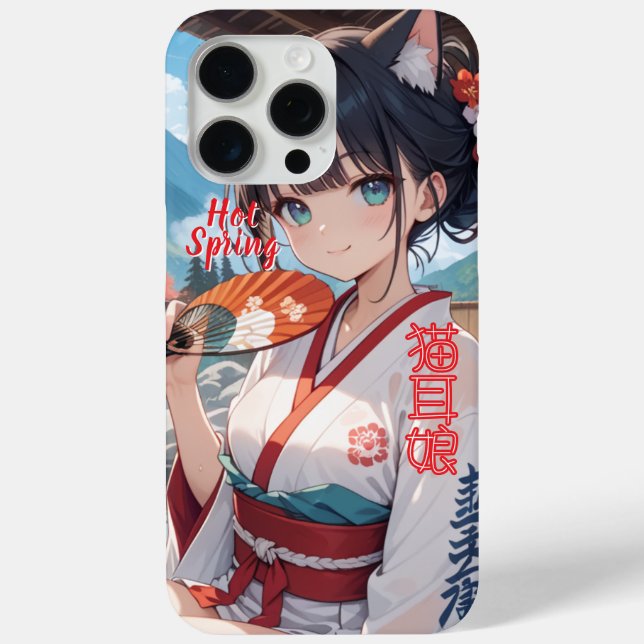FUNDA DE Case-Mate PARA iPhone 温泉に入る猫耳娘 (Reverso )