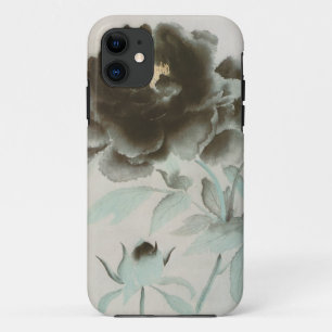 Funda Para iPhone 11 牡 丹, 速 水 舟 Peony, Gyoshū, arte jpanés