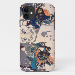 Funda Para iPhone 11 猫 の 雪 だ ま,国 Gran Gato Snowman, Kuniyoshi, Ukiyo-e