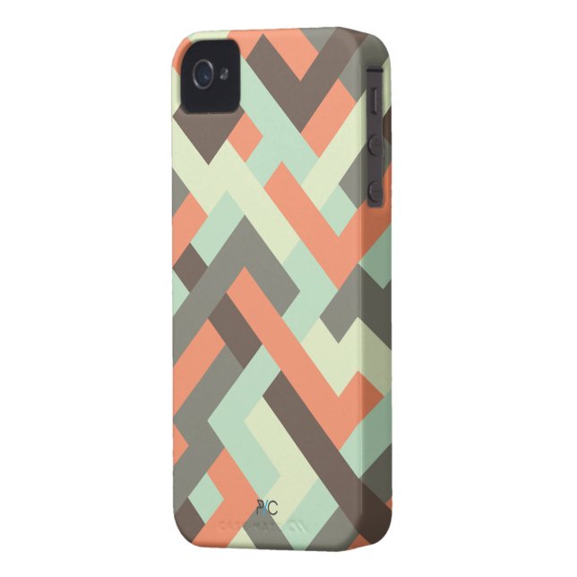 Funda De Case-Mate Para iPhone 002 caso entrelazado del iPhone 4 (Reverso Izquierdo)