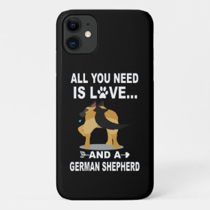 Funda Para iPhone 11 015 Todo Lo Que Necesitas Es Amor Y Un Pastor Alem