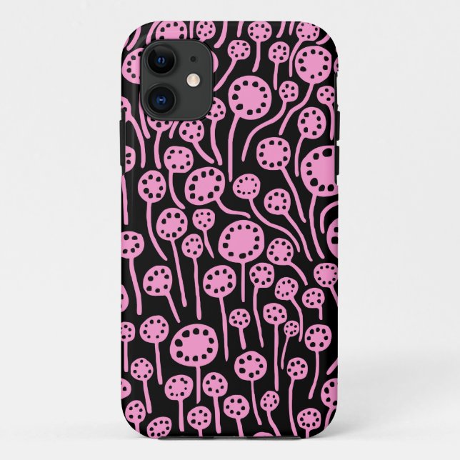 Funda De Case-Mate Para iPhone 090512 Rosa en negro (Reverso)