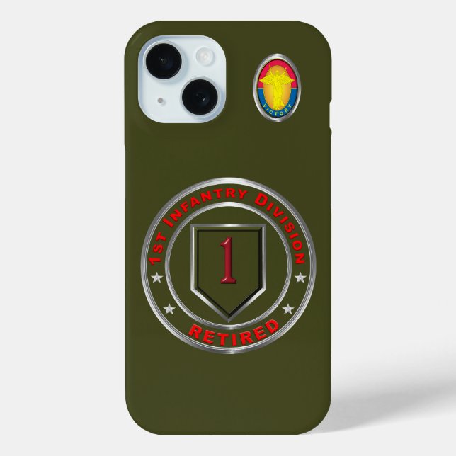 Funda De Case-Mate Para iPhone 1ª División de Infantería  (Reverso )