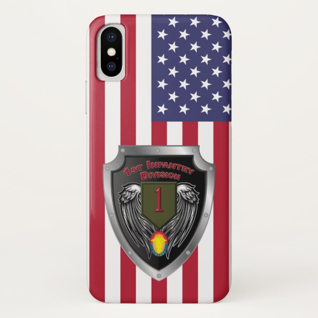 Funda De Case-Mate Para iPhone 1ª División de Infantería “Big Red One” (Reverso)
