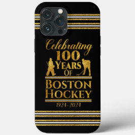 Funda Para iPhone 13 Pro Max 100 Años De Hockey De Boston