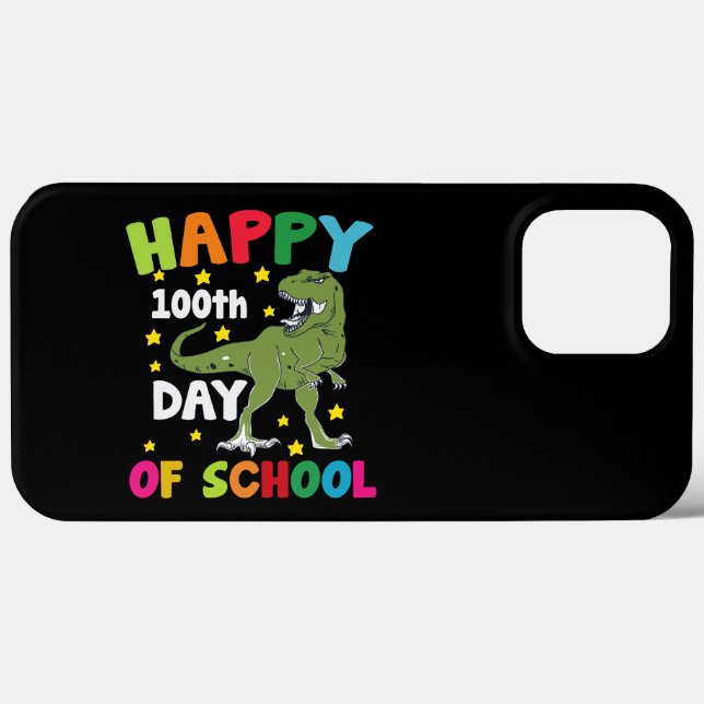 Funda De Case-Mate Para iPhone 100 días de escuela Trex 100 días de escuela (Reverso  (Horizontal))
