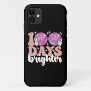 Funda Para iPhone 11 100 días más brillante Disco Ball 100 días de escu