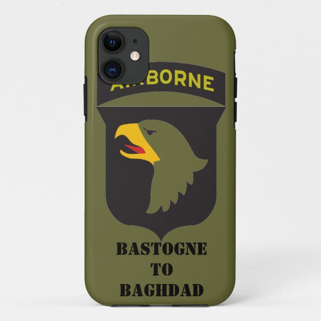 FUNDA DE Case-Mate PARA iPhone 101ST AEROTRANSPORTADO - BASTOGNE A BAGDAD (Reverso)