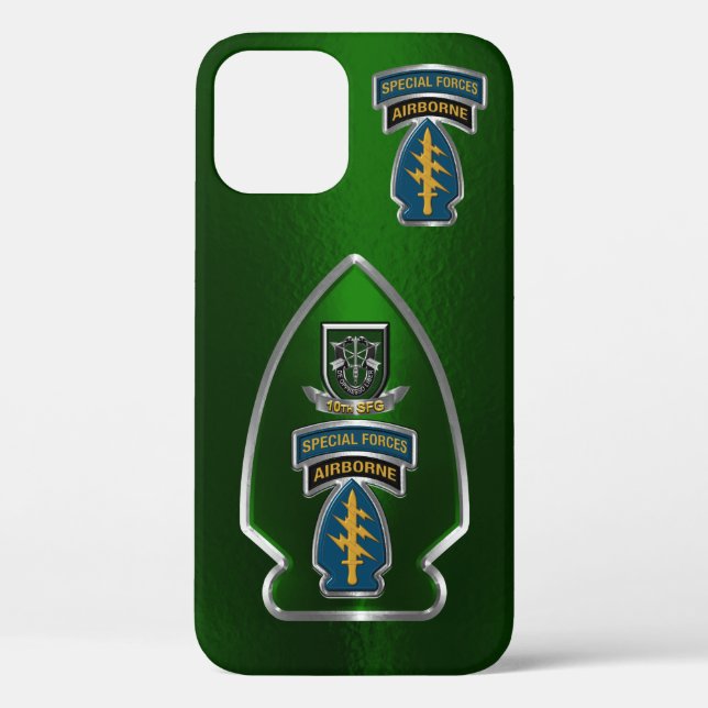 Funda De Case-Mate Para iPhone 10.º grupo de fuerzas especiales aerotransportado  (Reverso )