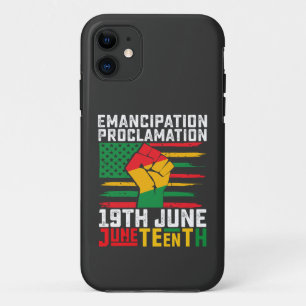 Funda Para iPhone 11 10 de junio Proclamación de emancipación Libertad 