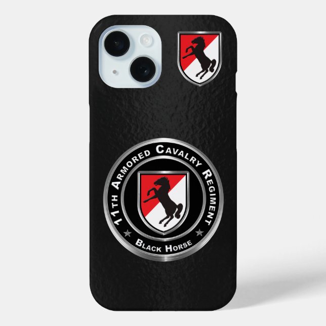 Funda De Case-Mate Para iPhone 11º Regimiento de Caballería Blindada ACR (Reverso )