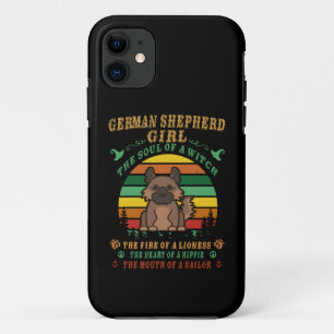 Funda Para iPhone 11 12 Pastor Chica Alemán El Alma De Una Bruja El Fi