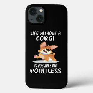 Funda Para iPhone 13 17 La Vida Sin Corgi Es Posible Pero Insignificant