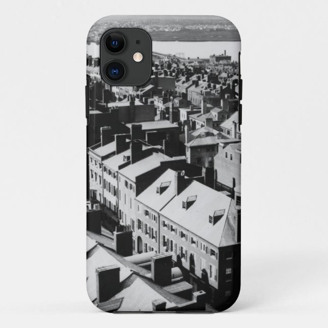 Funda De Case-Mate Para iPhone 1859: La ciudad de Boston, Massachusetts (Reverso)
