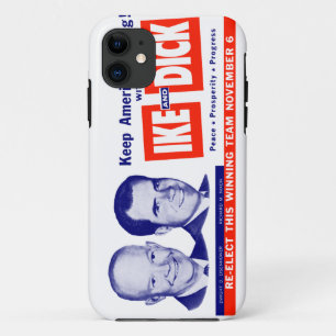 Funda Para iPhone 11 1956 voto Ike y Dick