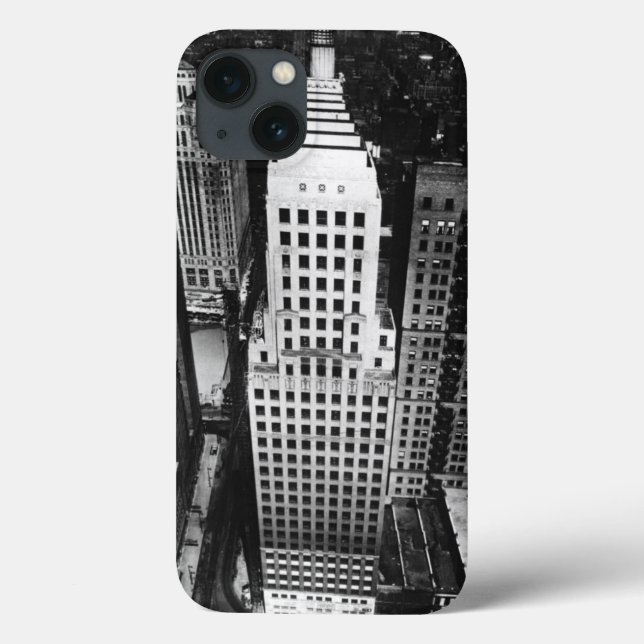 Funda De Case-Mate Para iPhone 1960:  Una vista aérea de un rascacielos de (Reverso)
