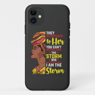 Funda Para iPhone 11 19 De Junio Soy La Tormenta Melanin Chica Negro