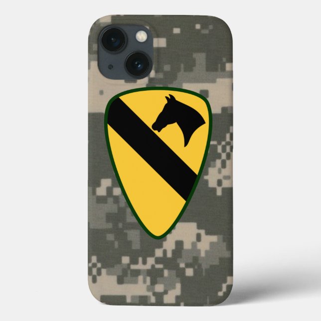 Funda De Case-Mate Para iPhone 1.ᵉʳ Camo Digital de la División de Caballería "Fi (Reverso)