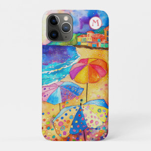 Funda Para iPhone 11 Pro *~* 1 Arena paraguas de la playa del mar acuático