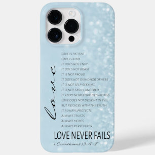 Funda Para iPhone 14 Pro Max De Case-Mate 1 Corintios 13 El amor es la Biblia Verse