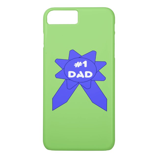 Funda De Case-Mate Para iPhone #1 Papá Cinta Azul (Reverso)