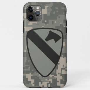 Funda Para iPhone 11 Pro Max 1er maletín para iPhone de Cavalry Division ACU