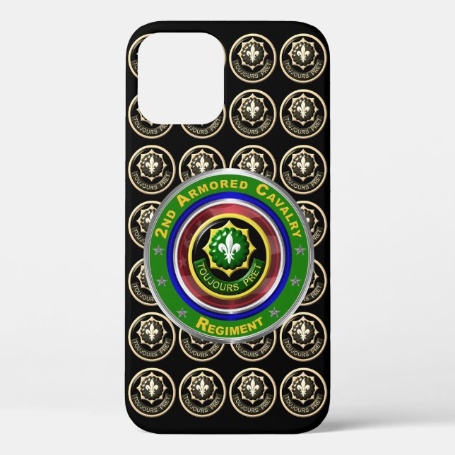 Funda De Case-Mate Para iPhone 2º Regimiento de Caballería Blindada  (Reverso )