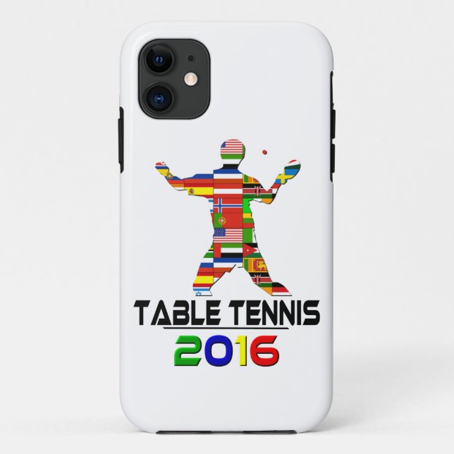 Funda De Case-Mate Para iPhone 2016: Tenis de mesa (Reverso)
