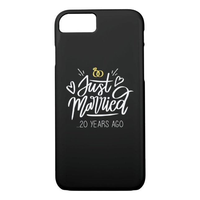 Funda De Case-Mate Para iPhone 20.º Aniversario Boda (Reverso)